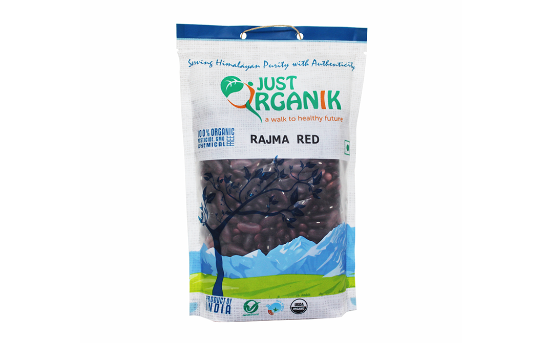 Just Organik Rajma Red   Pack  500 grams
